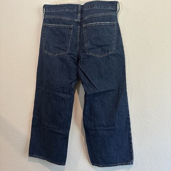 J.Crew 90s Vintage Baggy Jeans Plus 31P Wide Leg High Rise Indie Hipster Petite - Picture 2 of 8